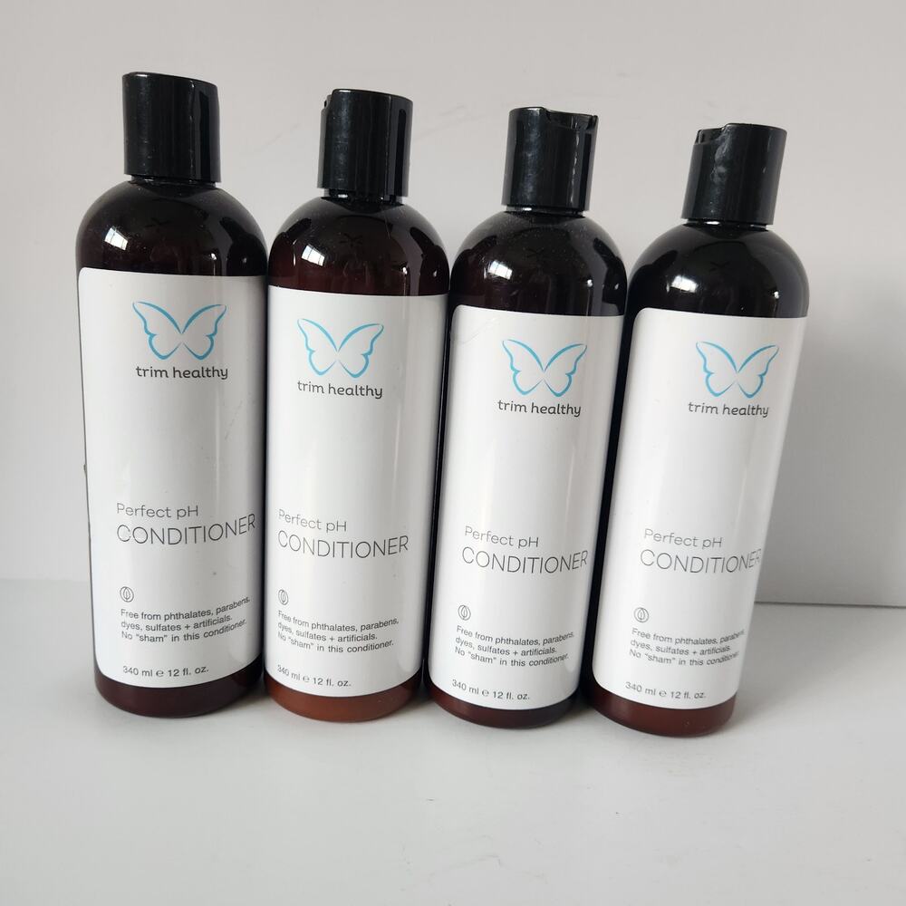 THM Trim Healthy Perfect pH Conditioner x4 Curly Girl Natural Dye Parabens Free